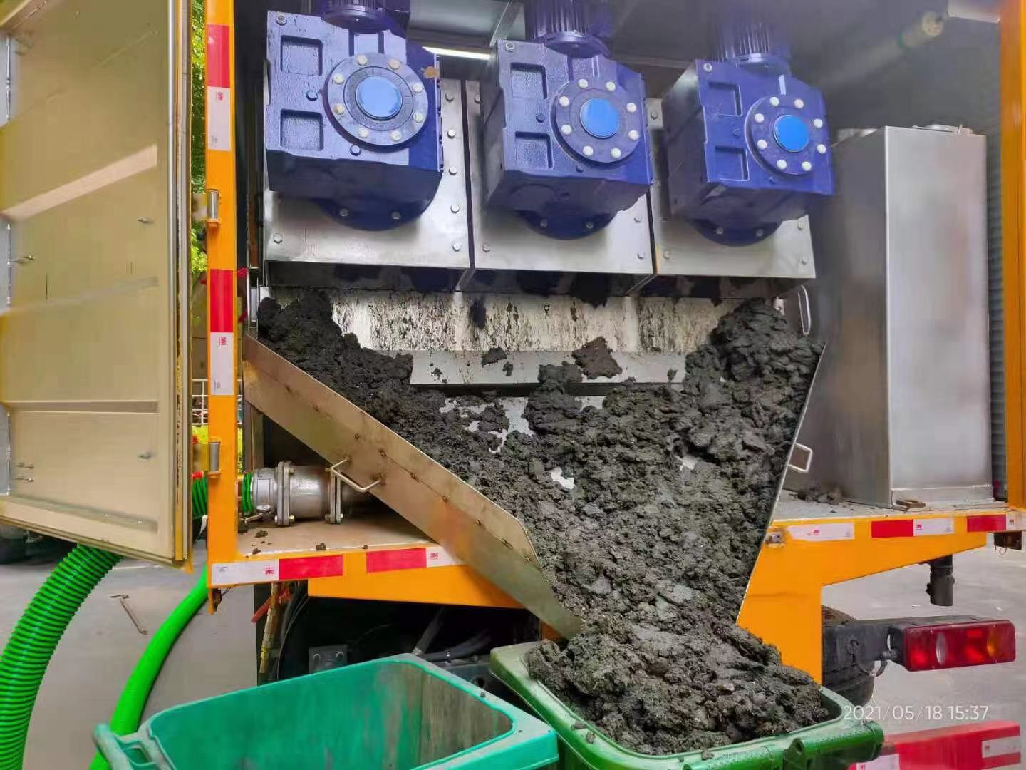 汉阴化粪池清掏城市维护站-泥浆净化干湿分离处理